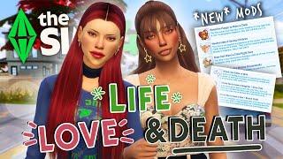 HUGE MAKEOVERS & NEW MODS!! || Sims 4 Love, Life & Death #9