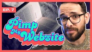 THIS READING WEBSITE IS NOT CLEAR: Website redesign before and after | Pimp My Website Ep. 7