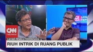 Debat Rocky Gerung vs Budiman Sudjatmiko Bicara Politik Bohong di Ruang Publik