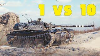 World of Tanks Bat.-Châtillon Bourrasque - 1 vs 10 But ..