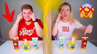 ТЕЛЕПАТИЯ СЛАЙМ ЧЕЛЛЕНДЖ   Лизун из случайных ингредиентов TWIN TELEPATHY SLIME CHALLENGE