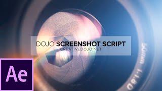 Installing the DOJO Screenshot script in After Effects | Quick shots in PNG