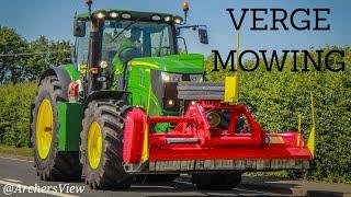 Verge Mowing X4 John Deere Tractors - Duncan Dearden Contractor