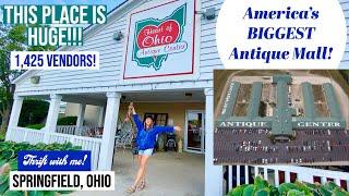 SHOPPING AMERICA’S LARGEST ANTIQUE MALL! | Thrift Haul | Heart of Ohio Antique Center