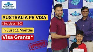 Watch Our Client's Journey to Australia PR Visa Grant* #Subclass190visa