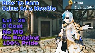 How to Earn Spina as a Newbie in Toram Online | No Begging | Rishu