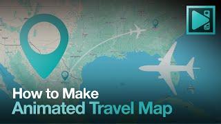 How to Make an Animated Travel Map in VSDC