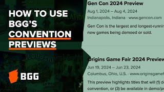 Get a Sneak Peek at Gen Con 2024