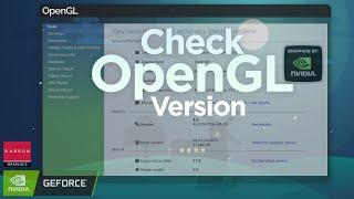 OpenGL: How to Check OpenGL Version? (OPENGL CHECK + RENDER OPENGL)