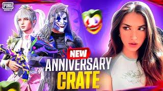 NEW ANNIVERSARY CRATE OPENING || FOOL SET + ON-HIT M416 || FOREST ELF SET || PUBG MOBILE