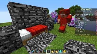 i secretly used CREATIVE MODE in Minecraft Bedwars...