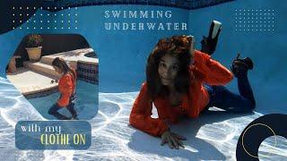 Underwater Swimming Clothes and Booties Stiletto Heels Pool Fun Time  