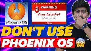Phoenix OS -  Don't Install Phoenix OS On PC