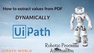 How To extract Specific Value from PDF dynamically using RPA UiPath