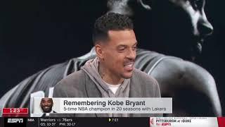 Matt Barnes in tears remembering Kobe Bryant