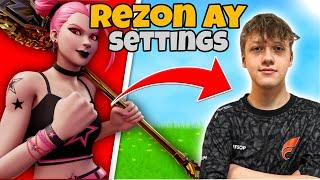 ICH teste die SETTINGS von REZON, um Besser in Fortnite zu werden! 