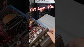 DIY Amp 70s Vintage Toggle Switch - TESLA parts inside - PSEUDO QUADRO TRANSIWATT TW 30 Amplifier