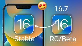 How To Update Beta To Stable iOS 16 [ Updgrade ] Without PC | Update iOS 16.7 RC To Final Update