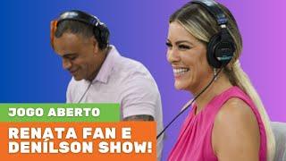 Denilson e Renata Fan agitaram a tarde da Band FM