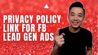 How to create Privacy Policy Link for Facebook Ads for FREE?