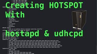 Creating HotSpot in Kali Linux | using hostapd ,udhcpd