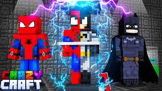 SPIDERMAN ve BATMAN'İ BİRLEŞTİRDİM! (kimsenin bilmediği gizli set) - CRAZYCRAFT