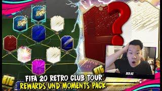 FIFA 20 RETRO RTG CLUB TOUR  ICH ÖFFNE MEINE VERGESSENEN ELITE REWARDS UND ICON MOMENTS PACK 