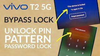 ViVo T2 5G How to Hard Reset | Unlock PIN, Pattern, Password Lock, Bypass Lock | Factory Reset