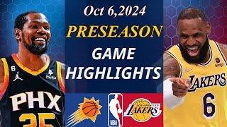 Phoenix Suns vs Los Angeles Lakers Game Highlights 1st-Qtr | Oct 6,2024 | NBA TODAY | NBA HIGHLIGHTS