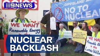 Coalition faces mounting pressure over nuclear plan | 9 News Australia