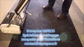 Vapeco - Nettoyage moquette hôtel