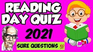 READING DAY QUIZ / Reading day quiz in English / LITERATURE DAY QUIZ/ Literature day quiz in English