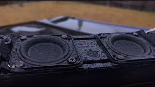 JBL FLIP 4 [TL] BASS TEST ON RAIN / LOW FREQUENCY MODE 100 / VIDEO BY @Eduardo-lp6fq