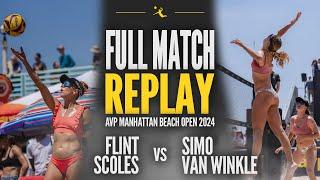 Flint/Scoles vs Simo/van Winkle | 2024 AVP Manhattan Beach Open Quarterfinals