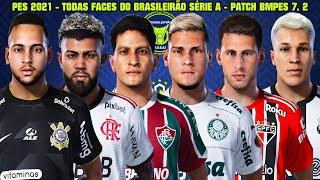 PES 2021 - TODAS FACES DO BRASILEIRÃO SÉRIE A - PATCH BMPES 7.2 TEMPORADA 2022 - 4K