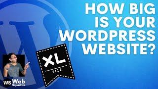 How to Check the Size of your Wordpress Website - Free Tool - Files and Database Size #wordpress