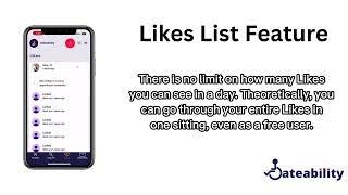 Dateability Likes List Function