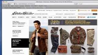 Shopping Online with Eddie Bauer Coupons