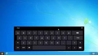 Enable virtual on-screen touch keyboard on Windows 8