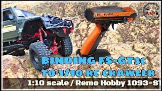 UNBOXING + BINDING FlySky GT3C + UPGRADE ESC | 1:10 SCALE REMO HOBBY 1093-ST