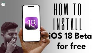 How to install iOS 18 beta for free - In Malayalam 