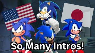 The many intros of the Sonic Cartoons