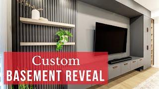 Custom Basement Renovation Reveal!