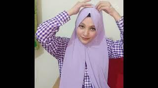 Hijab Tutorial for Long Face Shape... #fashion #hijabfashion #hijabstyle #hijabi #hijabtutorial