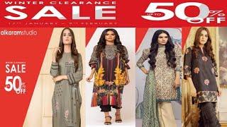 Alkaram Sale 50% Off Articles With Price | Alkaram studio Clearance Sale Upto 50% Off | End of Seaso