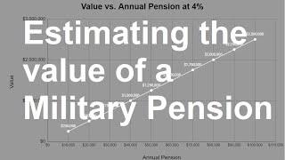 Calculating the Value of a Military Pension - Charting Retirement