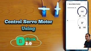 How to Control Servo Motor Using Blynk IOT and ESP8266 | Servo Motor Control With Blynk