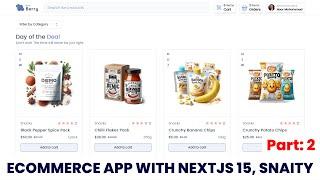 Build an E-Commerce App with Next.js 15 | Full-Stack Tutorial: Sanity, Clerk, Stripe | Part 2