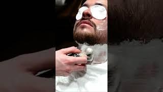 Hot towel experience #hottowel #barber #barbershop #barberproduct #ireland #beardtrimming #beard