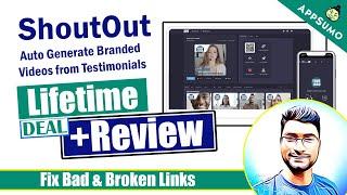 ShoutOut Review - How to Collect and Edit Video Testimonials | Appsumo Lifetime Deal & Demo Video